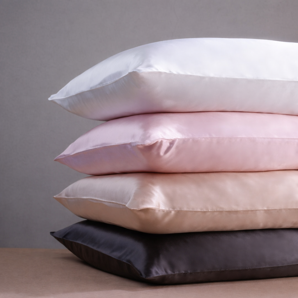 1 SILK BLENDED PILLOW & 1 SILK PILLOWCASE