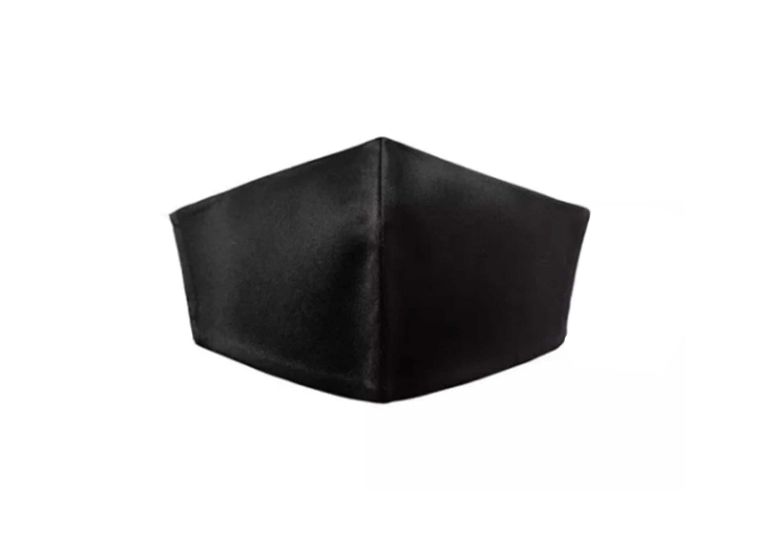 BLACK SILK FACEMASK