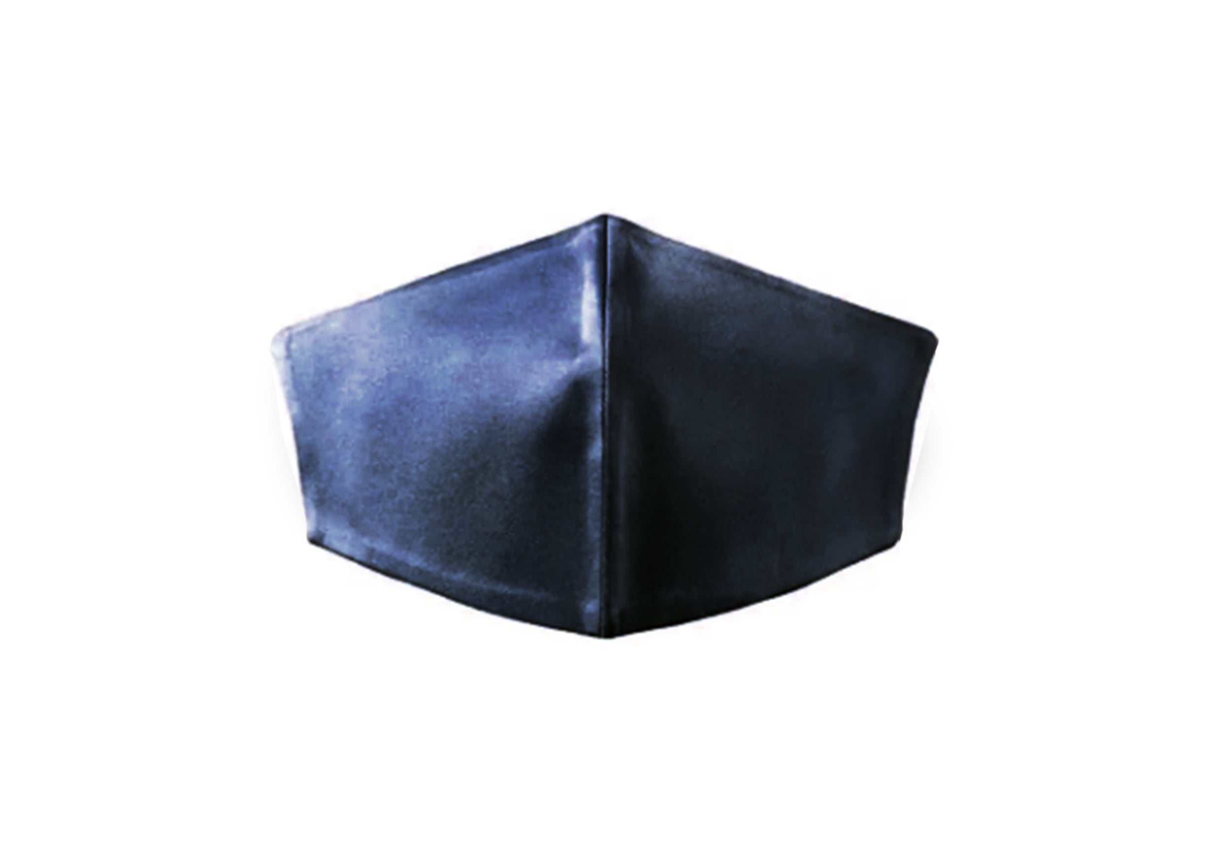 NAVY SILK FACEMASK