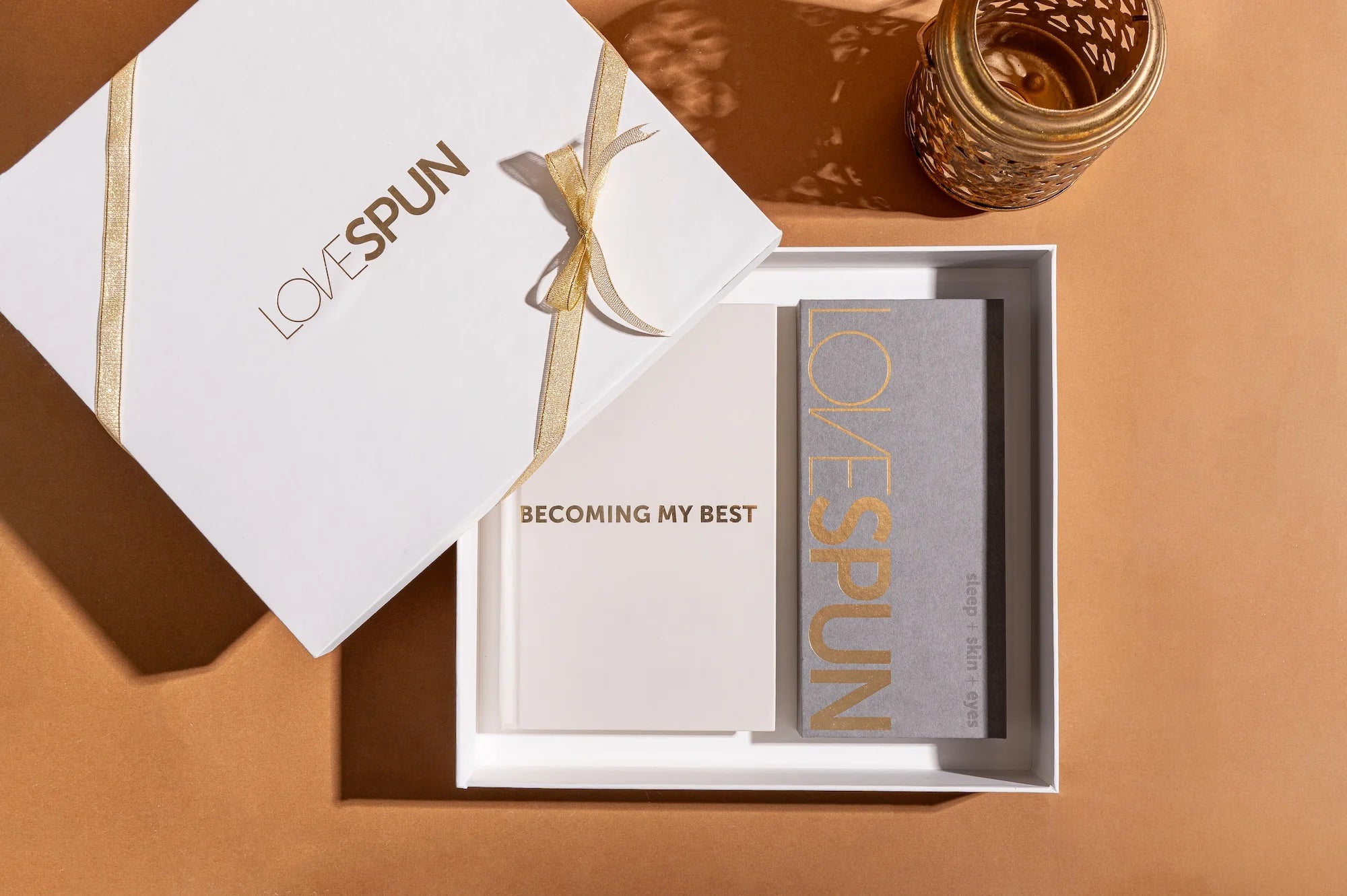 MULBERRY SILK EYE MASK & GRATITUDE JOURNAL GIFT SET