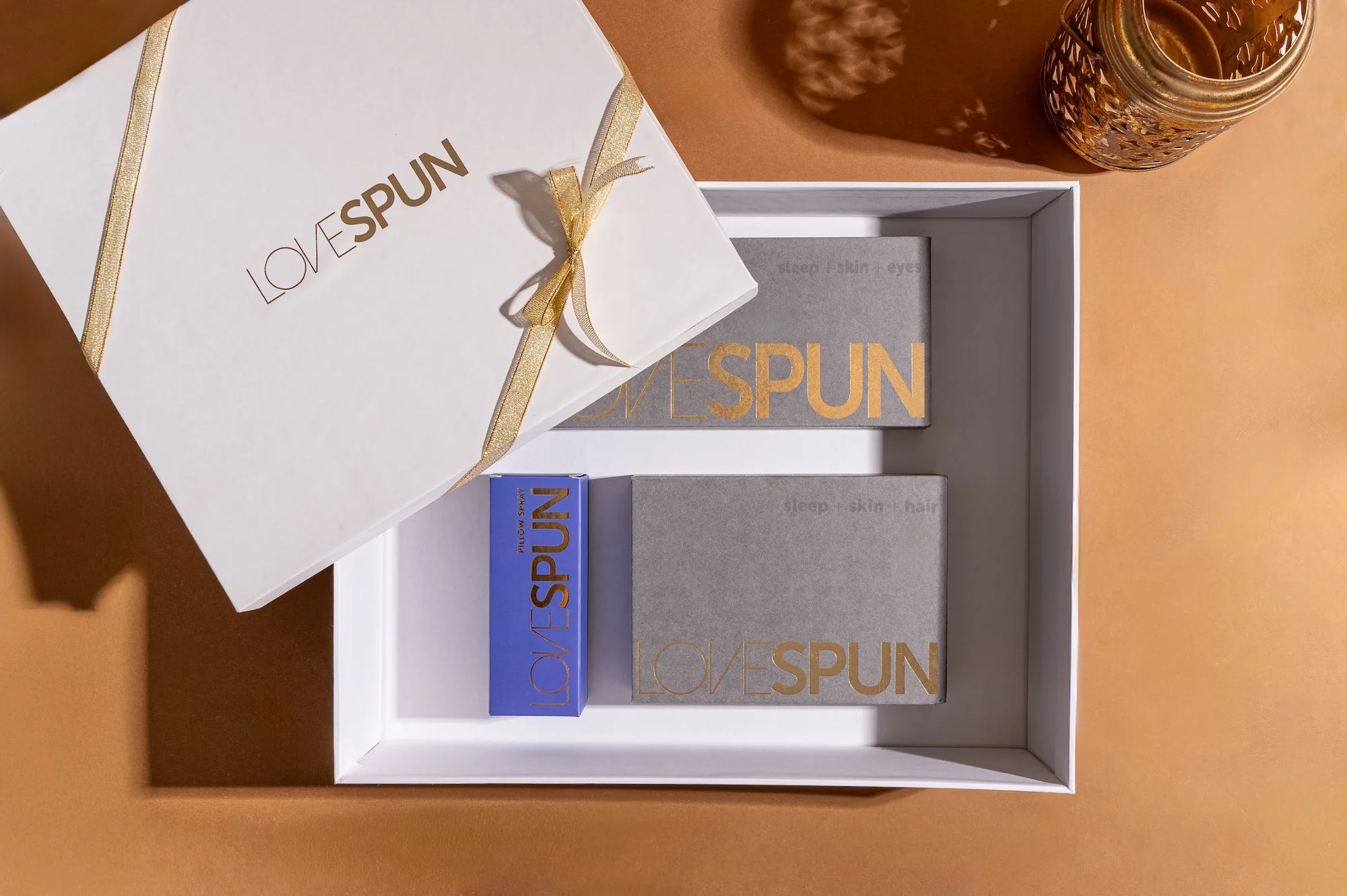 SILK SLEEP RITUAL GIFT SET - PILLOWCASE, EYE MASK & SLEEP SPRAY