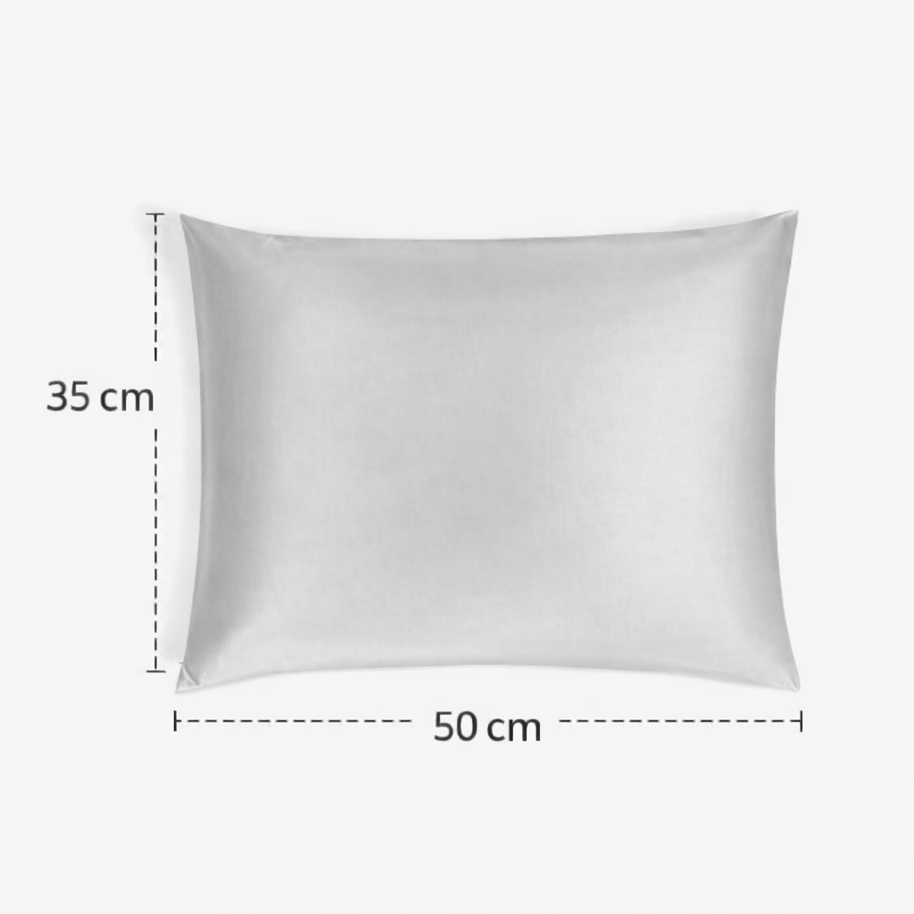 100% MULBERRY SILK TODDLER PILLOWCASE-SILVER