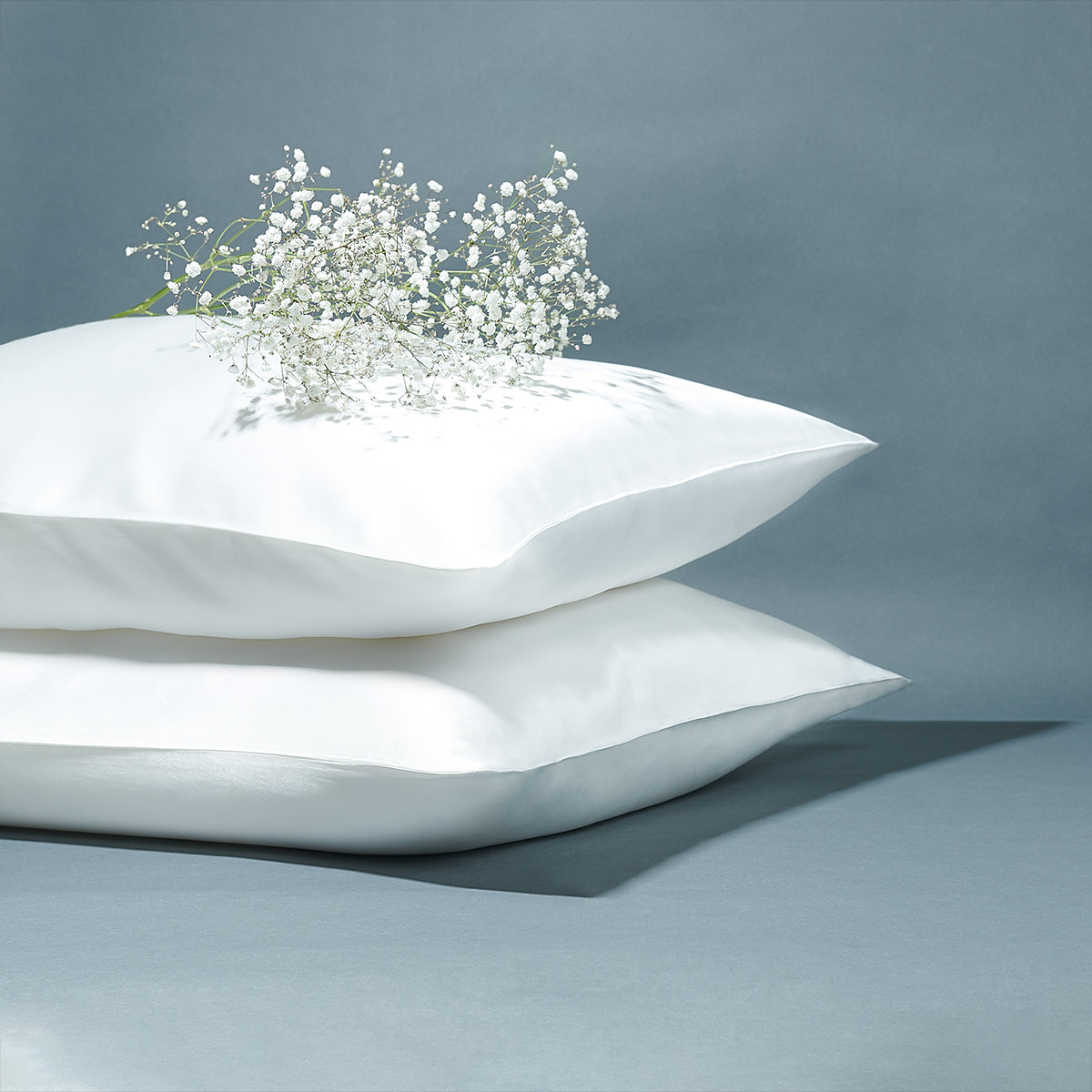100% MULBERRY SILK PILLOWCASE-MILK