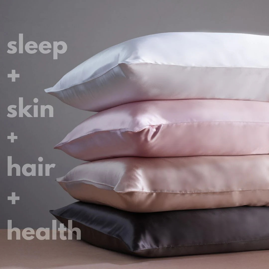 100% MULBERRY SILK PILLOWCASE-SLATE