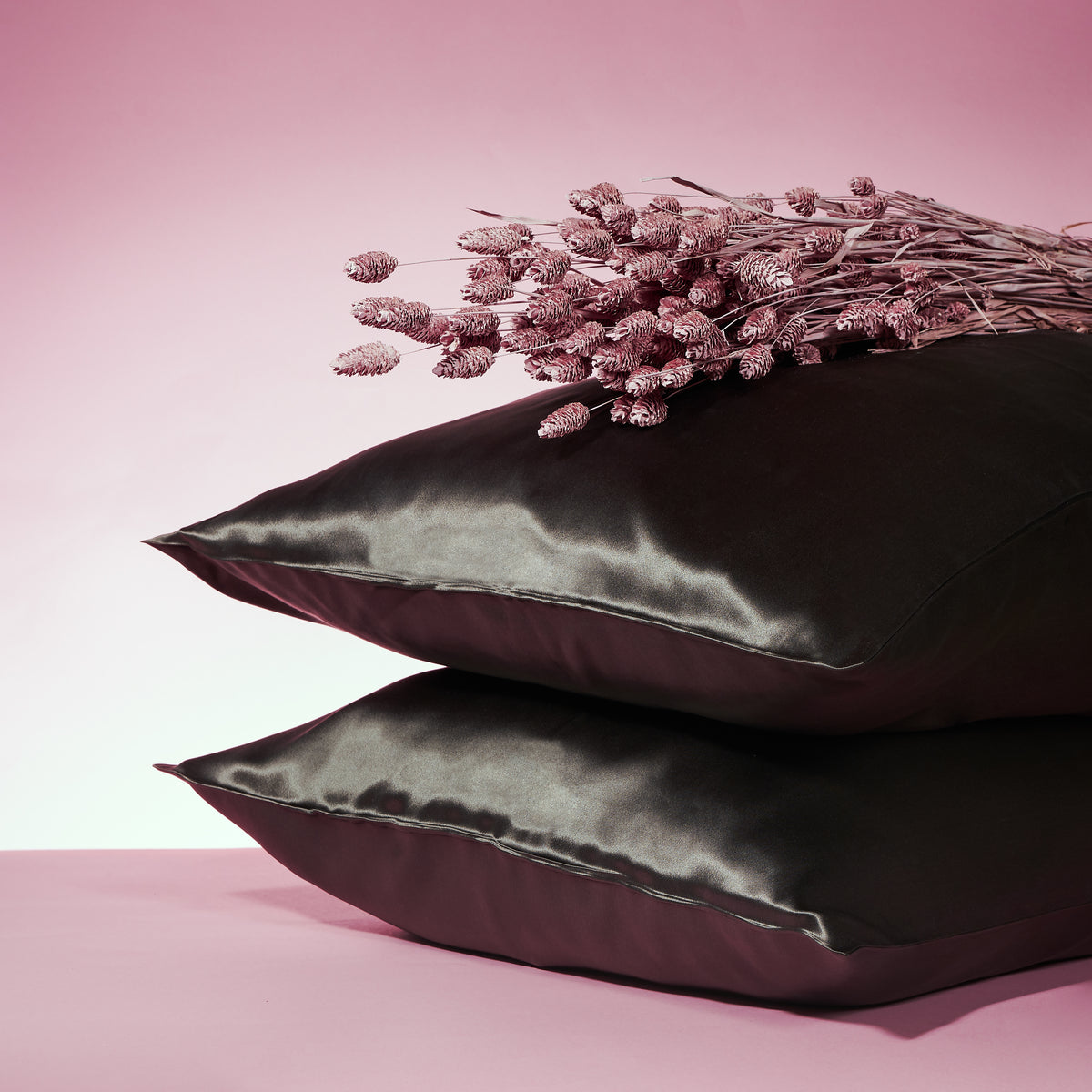 100% MULBERRY SILK PILLOWCASE-SLATE