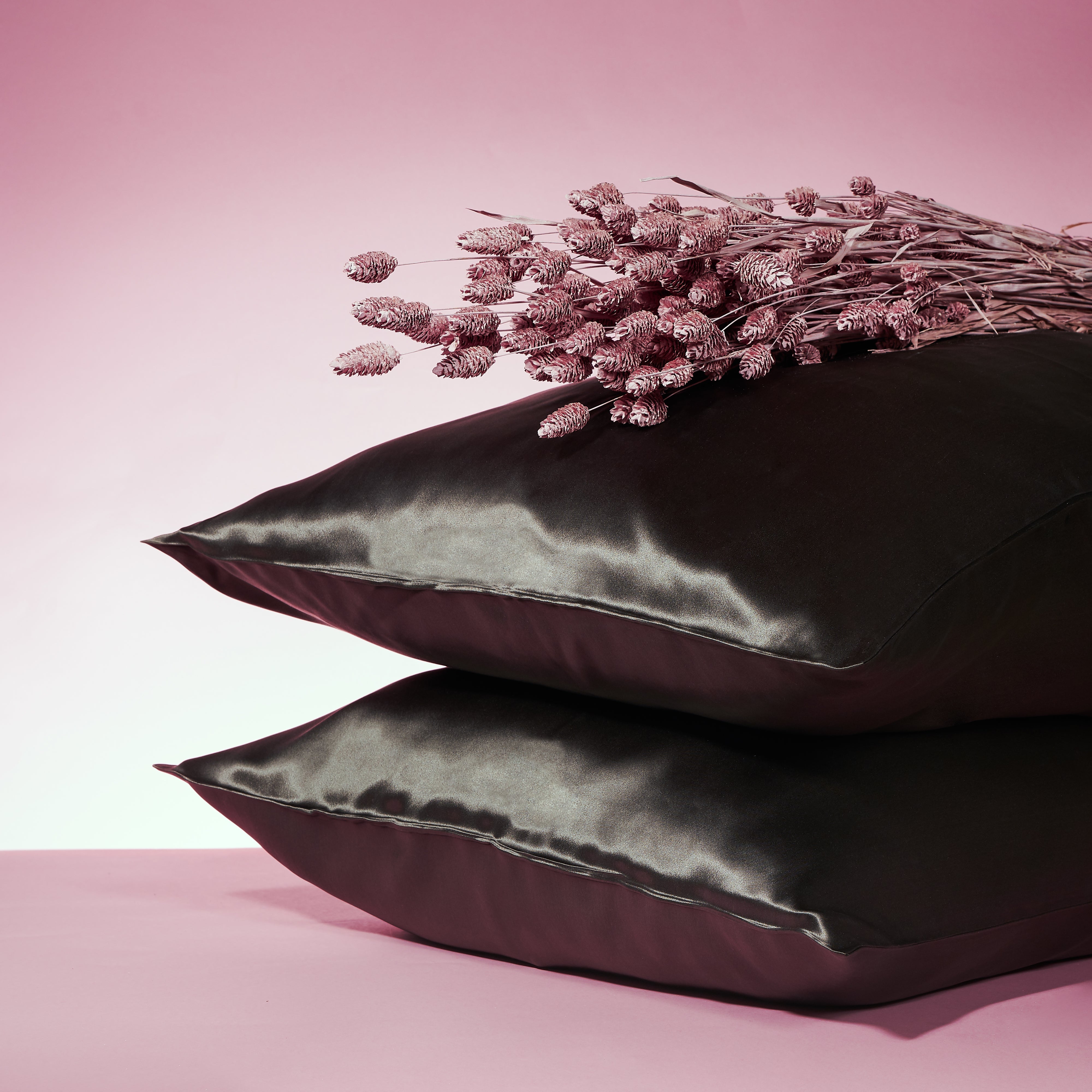 100% MULBERRY SILK PILLOWCASE-SLATE